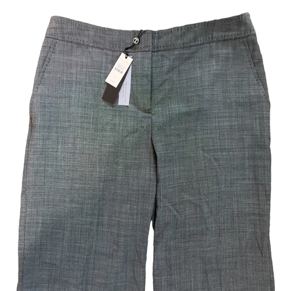 Talbots New With Tags Signature Wool Viscose Spandex Career Pants Gray Size 8 - Picture 3 of 12